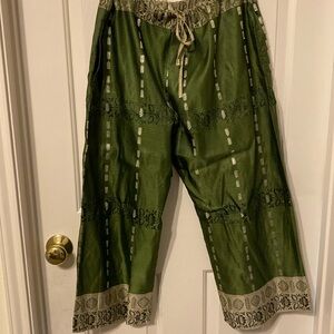 100% Indian Silk Pants